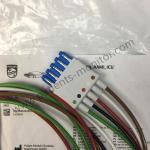 PHiliph CBL Reusable ECG Leadwires 5 Leadset Snap AAMI ICU M1644A 989803144991