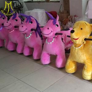 Wholesale Hansel amusement park games electric mountable plush motorized animal for sale from china suppliers