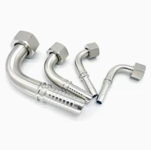 Wholesale Metric 90 Degree Female 24 Degree Cone O-Ring L.T. Carbon Stainless Steel Hydraulic Hose Fitting 20491 Series from china suppliers
