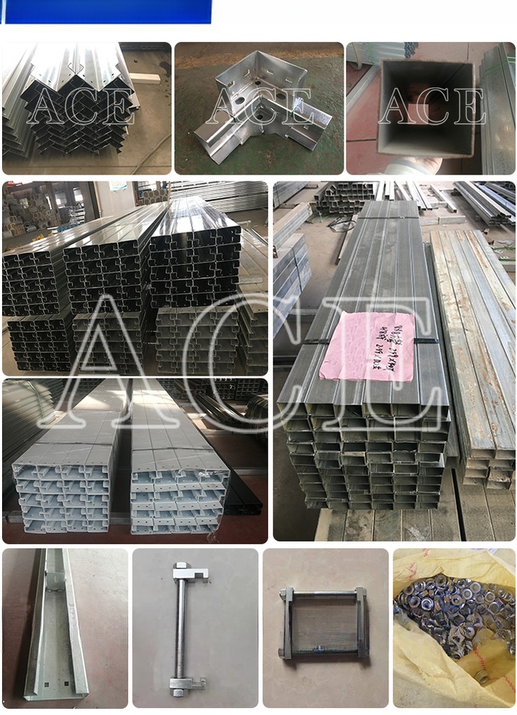 Fast Install Foldable Collapsible 20ft 6m Flat Rack Storage Container House with Sandwich Panel