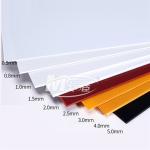 Laser/CNC Engraving Glossy ABS Styrene Plastic Sheet 5mm For UV Printed