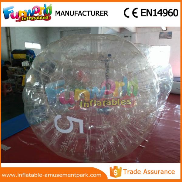 Clear Color Inflatable Rolling Ball Water Roller / Water Walking Ball With Air