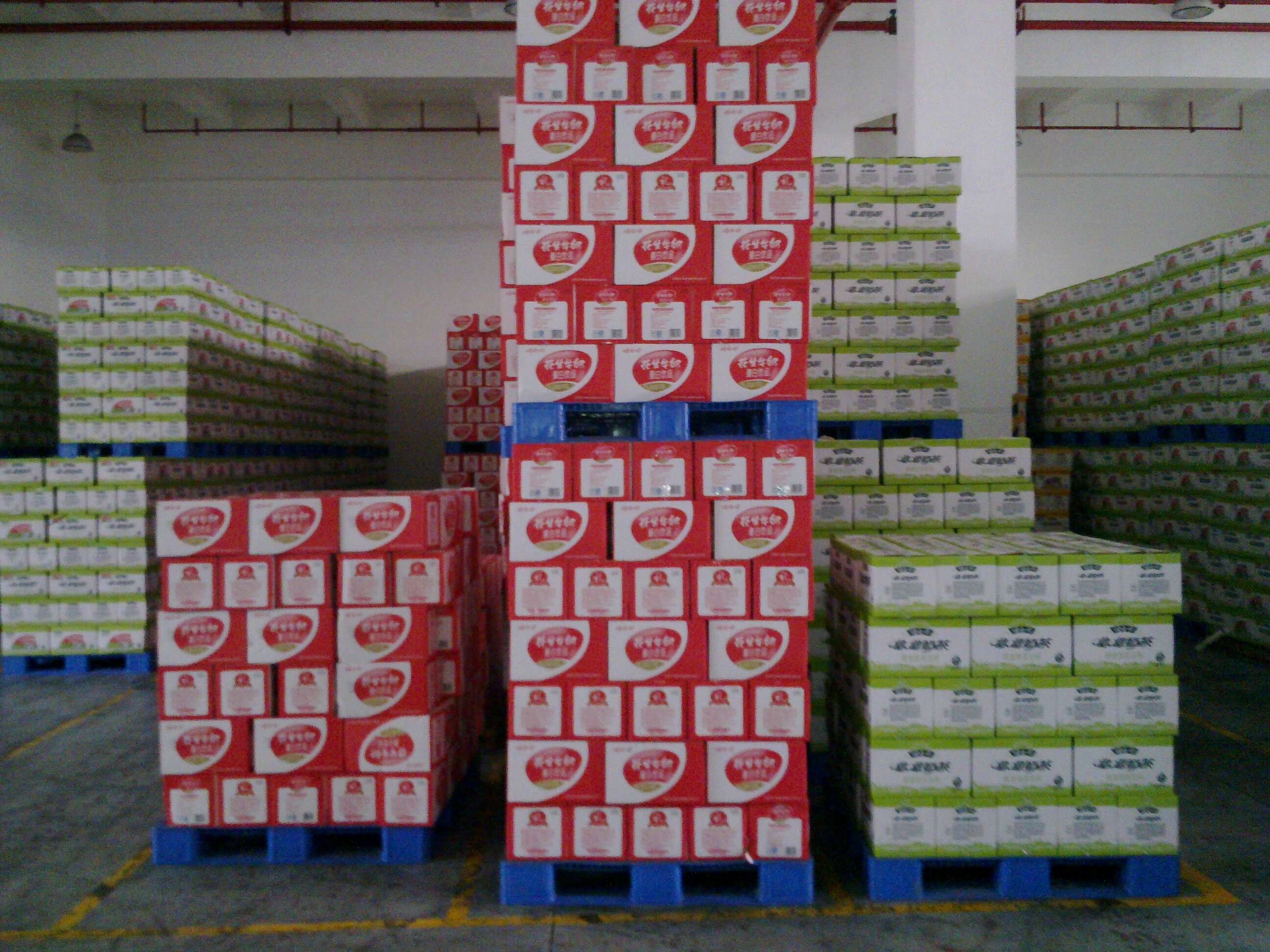 Good Quality 1200*1000 full perimeter heavy duty industry stackable plastic pallets for storage