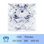 Princess Shape Loose Lab Grown Diamond Synthetic With IGI Certification