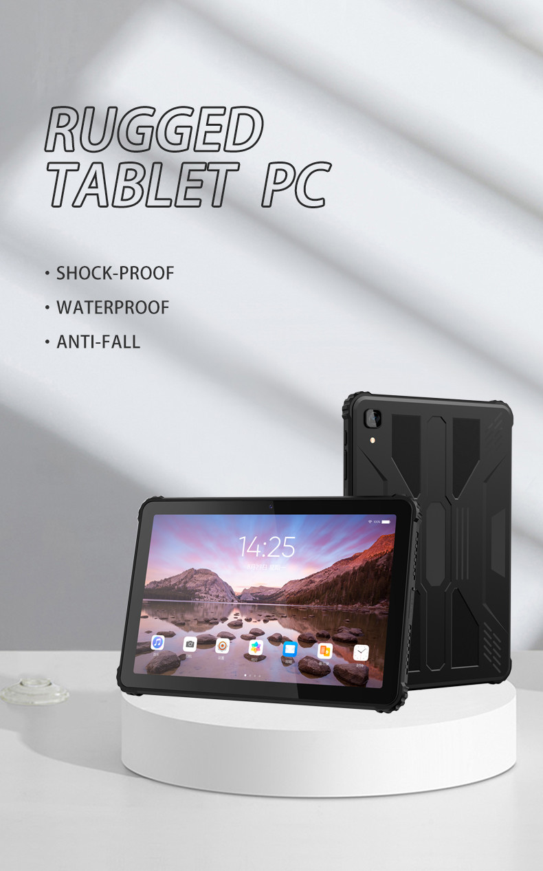 10.1" IP68 Waterproof Rugged Tablet Window Android PC Dustproof Shockproof Wifi 4G