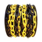 8mm Plastic Barrier Chain Red / White / Green / Yellow / Black For Traffic Road