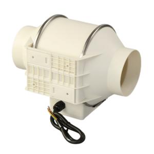 Wholesale 100/125/150mm Plastic Hydroponics Silent Mixed Flow Exhaust Inline Duct Fan for Market from china suppliers