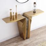 Stainless Steel Entrance Table For Five-star Hotels In Modern Minimalist Style