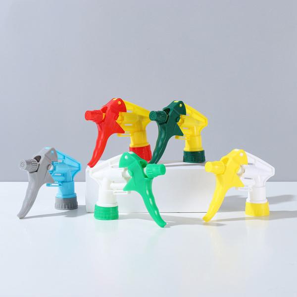 Mini Trigger Spray 28mm 28/410 28/400 Red Plastic Trigger Sprayer Blue Yellow For 32 Oz Bottles