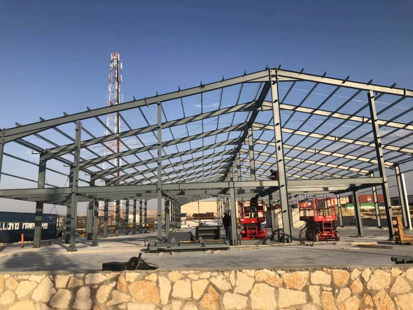 Large Span, Short Construction Period, Environmentally Friendly Galvanized Steel Structure Factory Building