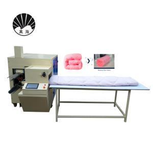 Wholesale Semi Automatic Blanket Rolling Packing Machine Pneumatic Driven from china suppliers