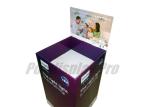 Household Led Light Simple Cardboard Dump Bins for Merchandising at Retail