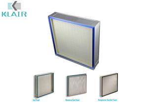 China Mini Pleat HEPA Air Purifier Air Filter for Hospital Gel Seal Type HEPA Filter Selling on sale