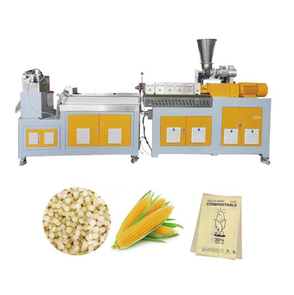 PET PLA Twin Screw Extruder for Biodegradable Plastic Production Eco Extrusion