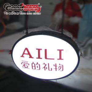 Wholesale Vacuum Forming Acrylic LED Lighting Sign Board, LED Illuminated Hanging Sign Box from china suppliers