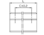 Linear bearings SME-L...B - Shaft Supporting Housing SME20L