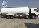 Heavy Duty 12 Wheel Bulk Powder Construction Water Trucks 35.0 Cubic Meters Bulk
