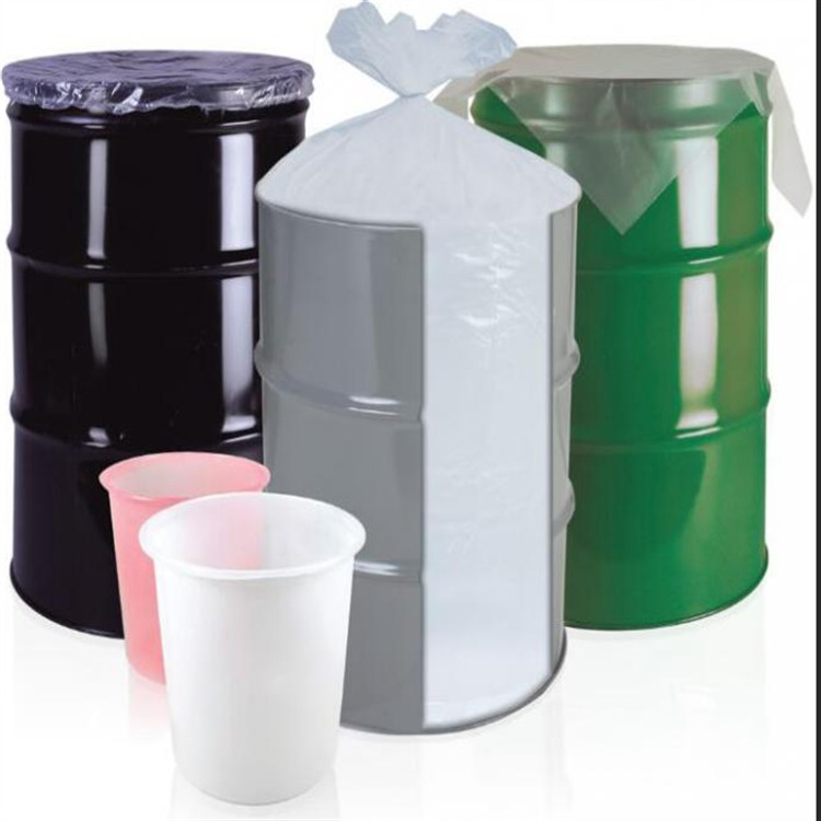 Custom Safe Plastic Drum Liners Bags 30-55 Gallon 200L Transparent Round Bottom