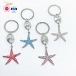 Hot sale Creative Diamond Keychain Sea Series Exquisite Fashion Zinc Alloy