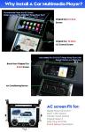 2Din Touch Screen AC Control L494 Range Rover Sport Climate Control