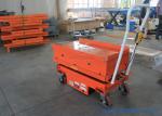 light duty manual mobile scissor lift table 1500mm Electric Ball Platform