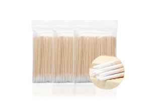 Wholesale Wooden Handle Pointed Cotton Swabs Microblading Cotton Swabs Pointed Tip from china suppliers