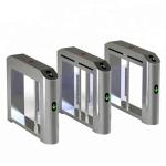 304 Stainless Steel Swing Barrier Gate Electronic Security Entrance Sliding