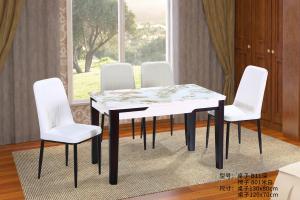 Wholesale Nordic Style Oak Kitchen Table And Chairs , Walnut Color Dining Table from china suppliers