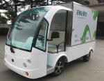Stainless Steel Container Electric Cargo Van With 2 Seats Customized Dimension