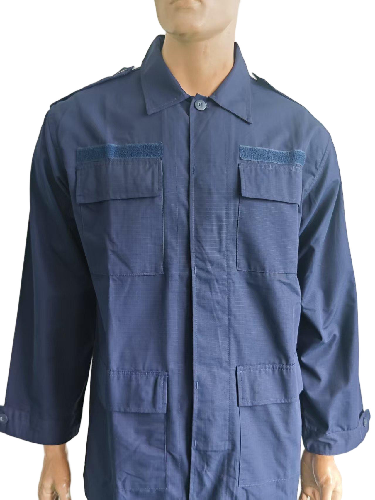 Vintage Style BDU Navy Blue Military Uniform Outfit BDU Uniform Personal Defense Equipment