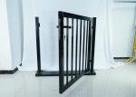 Sunshine Resistant Metal Garden Fence Gate Green Color Pvc Coated Welded Pipe
