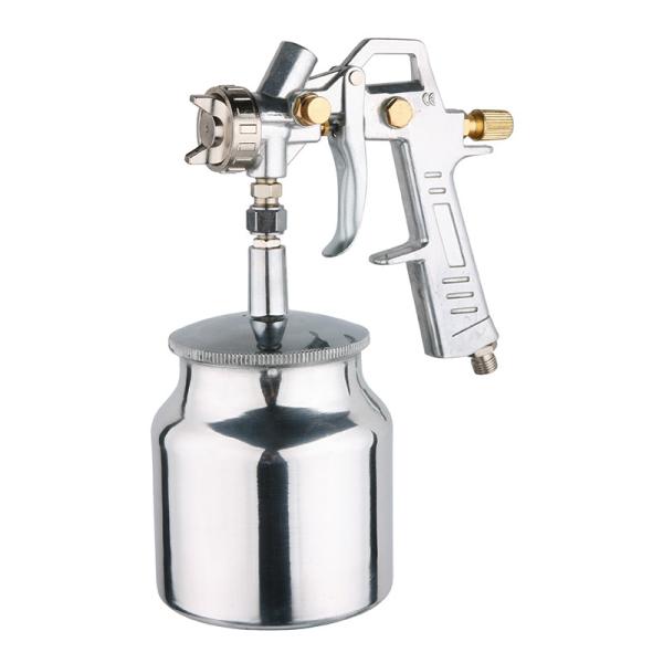 Suction Feed Air Spray Paint Gun 1.5mm Stainless Nozzle 600ml Capacity