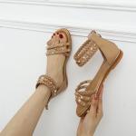BS134 Foreign Trade Sandals Women 2021 New Wild Fairy Style Flat Bottom Summer