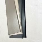 Height 0.5'' to 8'' Flexible Baseboard Molding Trim Vinyl Rubber Cove Base 4"x1