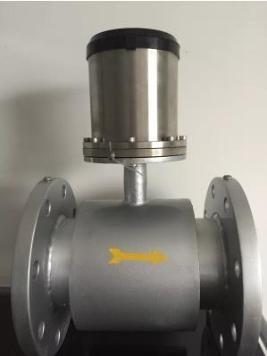 Waterproof Battery Operated Electromagnetic Flow Meter Explosion Proof Long Life