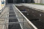 Agriculture Greenhouse Clone Seed Rolling Bench Grow Tables Welded Mesh