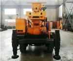 Heavy Duty Water Well Drilling Rig Trailer Mounted For Mud And Air Drilling