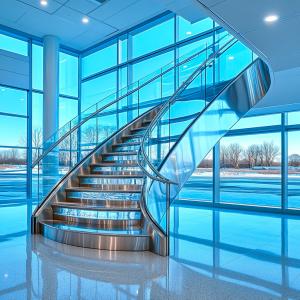 Wholesale Premium Stainless Steel Handrails with PSS Finish for Glass Railing Systems from china suppliers