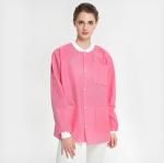 ISO9001 Certified Industrial Safety Disposable Lab Coat for Hospital Needs
