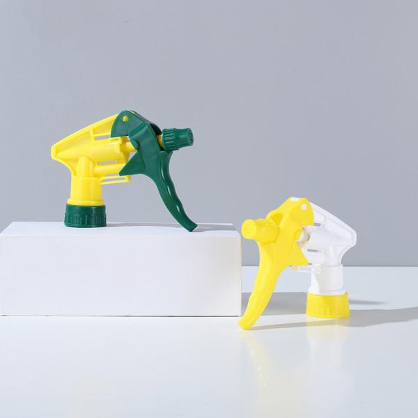 Mini Trigger Spray 28mm 28/410 28/400 Red Plastic Trigger Sprayer Blue Yellow For 32 Oz Bottles