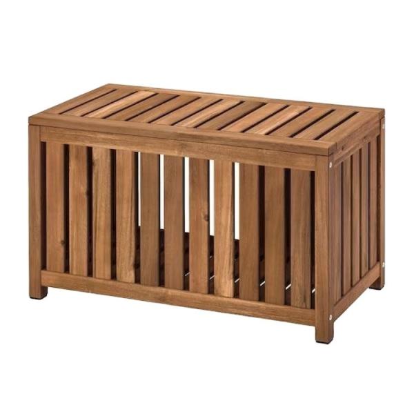 Customization Wooden Outdoor/Indoor Storage Bench Large Storage Deck Box Garden