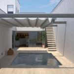 High Strength Motorized Retractable Roof Pergola Bioclimatic