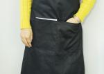 Adjustable Kitchen Cooking Apron , 100% Cotton Canvas Cooking Apron With Long