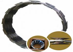 China Safety Fencing Anti Rust BTO 22 Razor Wire , Galvanized Concertina Barbed Wire on sale