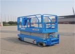 4 WD Rough Terrain Scissor Lift With Automatic Leveling Hydraulic Outriggers