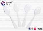 PS Disposable Clear Color Plastic Ice Cream Spoons 9.5 x 2.0 cm