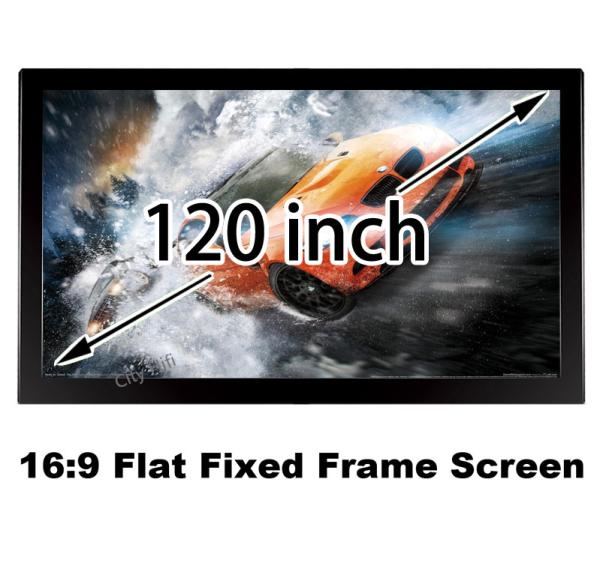 Good Price HD Projection Screen 120 Inch Diagonal Fixed Frame Projector Screen