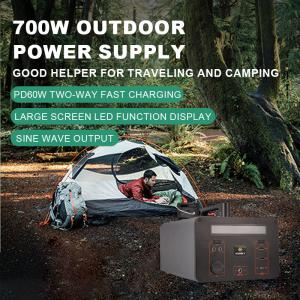 Wholesale Quick Charge Lithium Solar Power Station Lifepo4 Battery Generator 220v 700w for Home from china suppliers