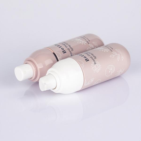 frosted Empty Plastic Bottles For Lotion Screen Printing Biodegradable