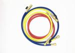 Air Conditioning Service Freon Refrigerant Hoses With Ball Valves For R410A